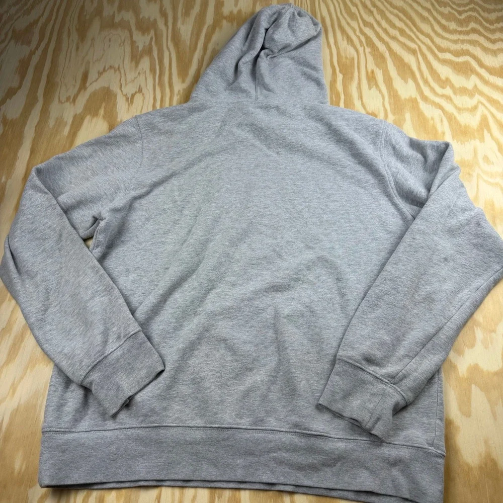 The North Face Mens Half Dome Pullover Hoodie Gray Black Logo Large NF0A4M4B